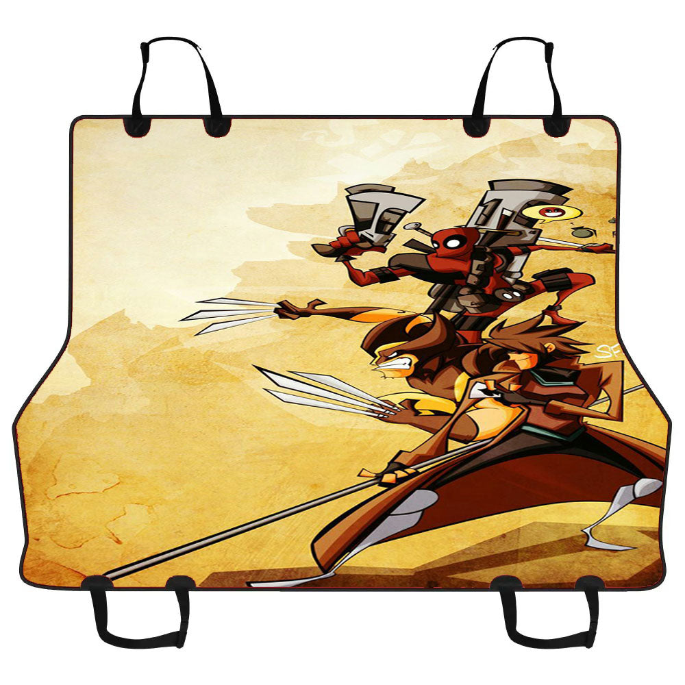 Deadpool And Marvells Car Pet Seat Cover
