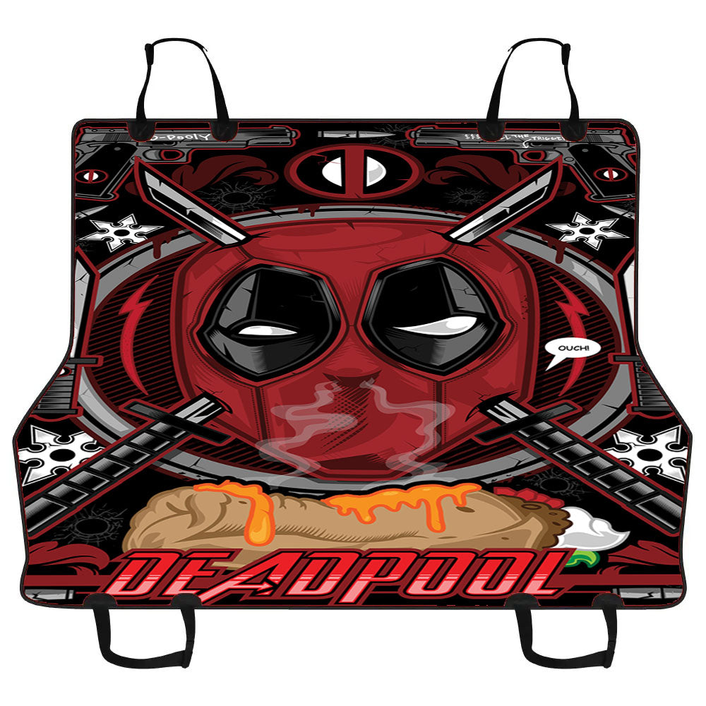 Deadpool Art Car Pet Seat Cover