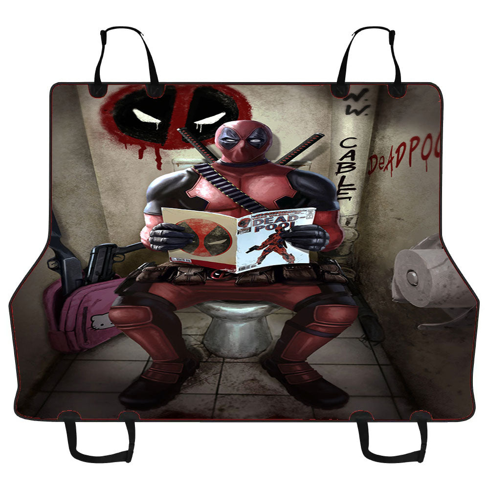 Deadpool Art Graphic Car Pet Seat Cover