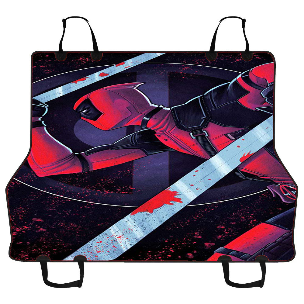 Deadpool Artwork Car Pet Seat Cover