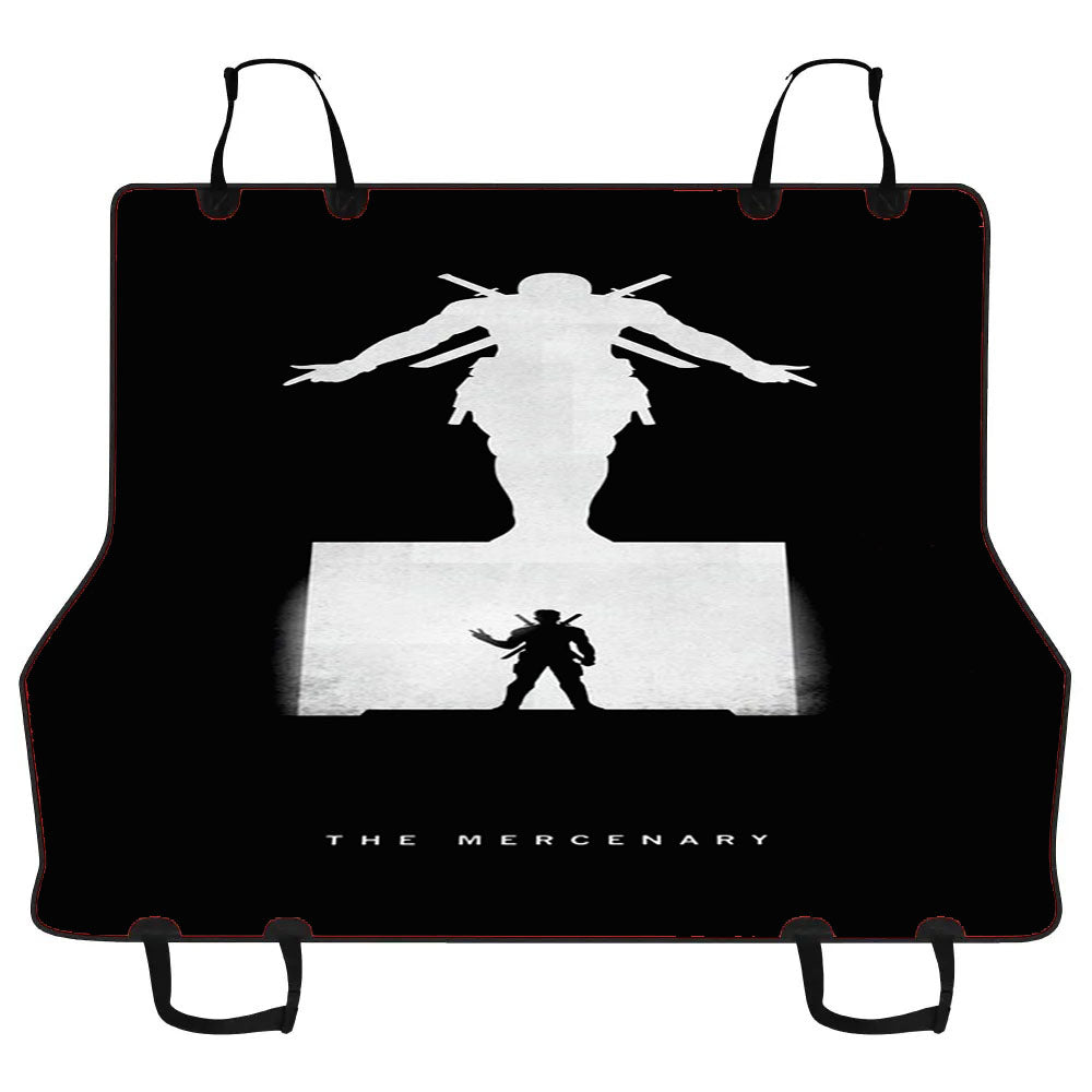 Deadpool Black And White Car Pet Seat Cover