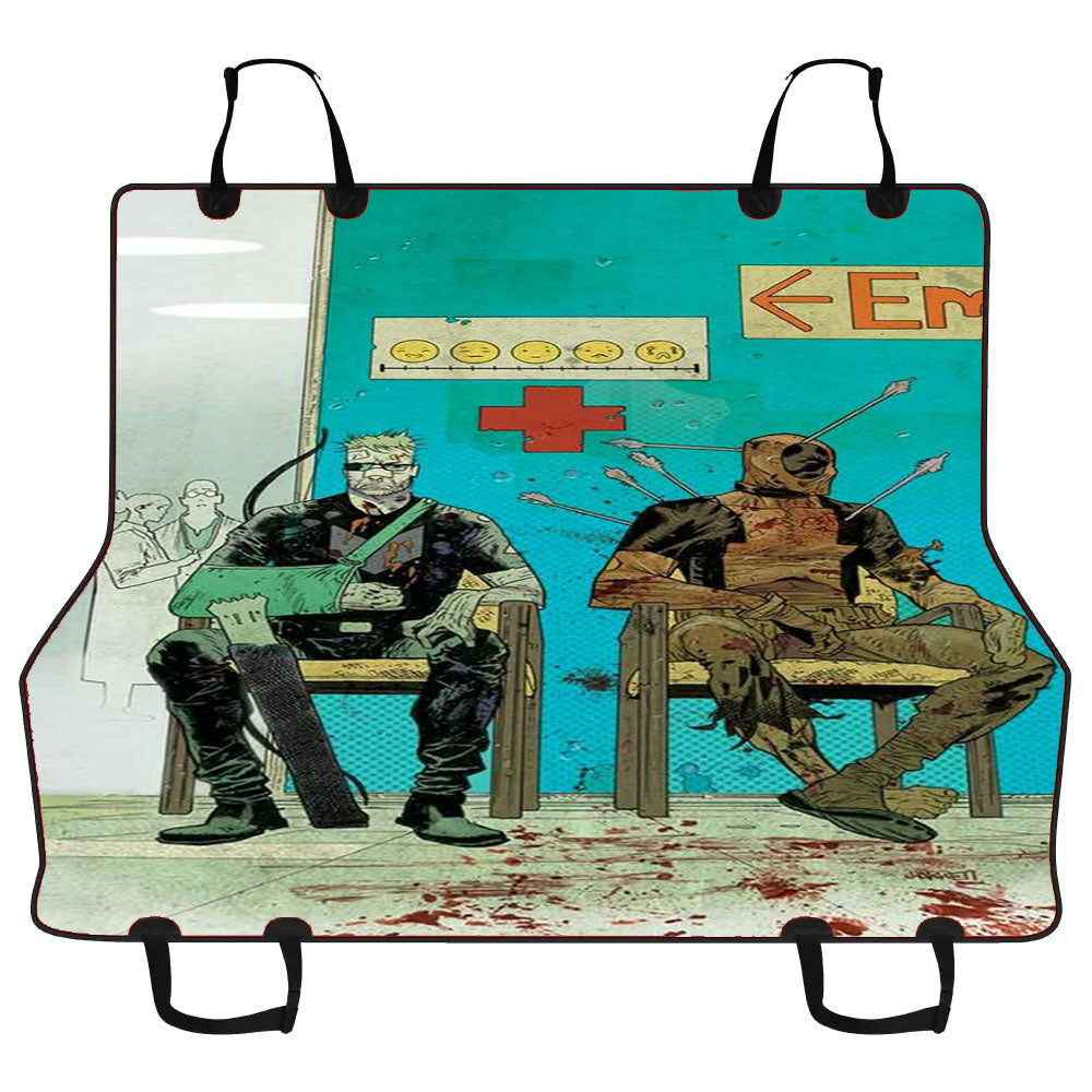 Deadpool Crazy Car Pet Seat Cover