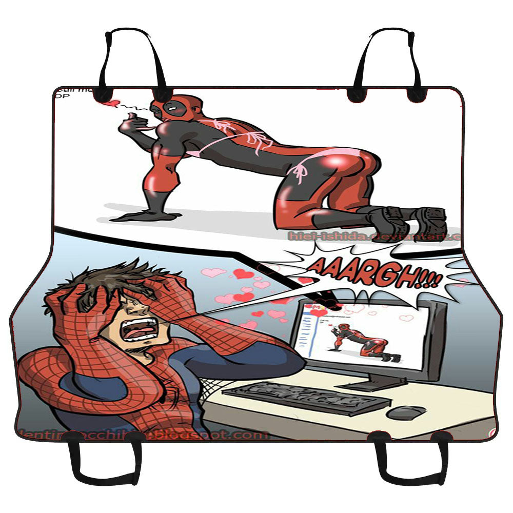 Deadpool Crazy Aaaarrrgghhh Car Pet Seat Cover