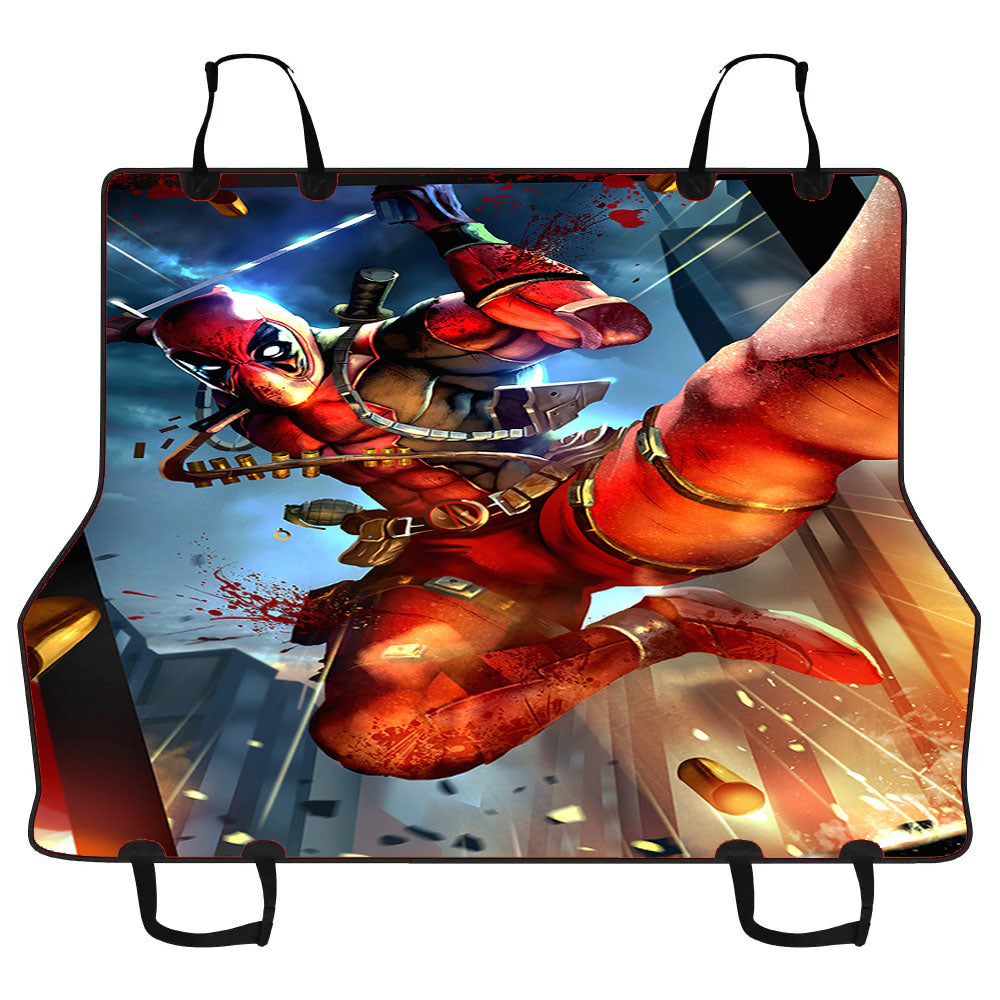 Deadpool Fan Art Car Pet Seat Cover