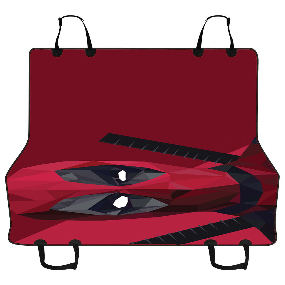 Deadpool Flat Design Car Pet Seat Cover