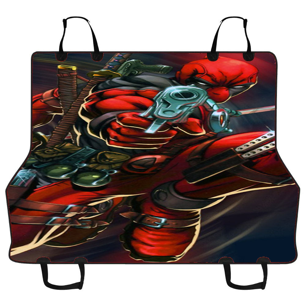 Deadpool In Action Car Pet Seat Cover