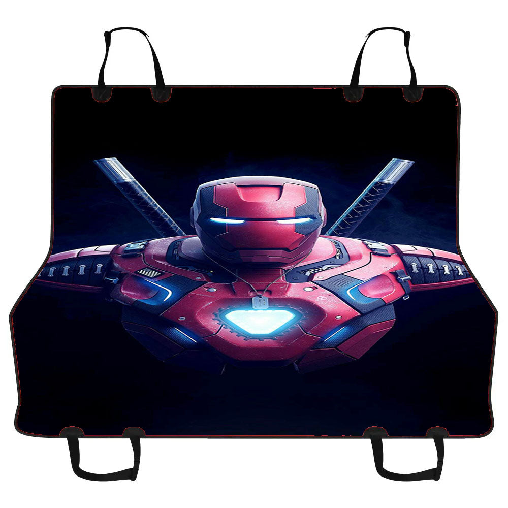 Deadpool Iron Man Suit Car Pet Seat Cover