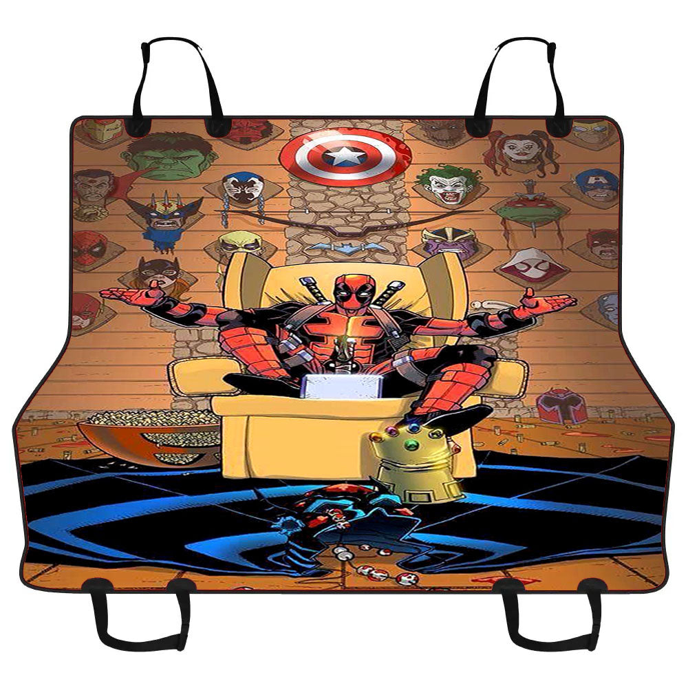 Deadpool Kills All Superheroes Car Pet Seat Cover