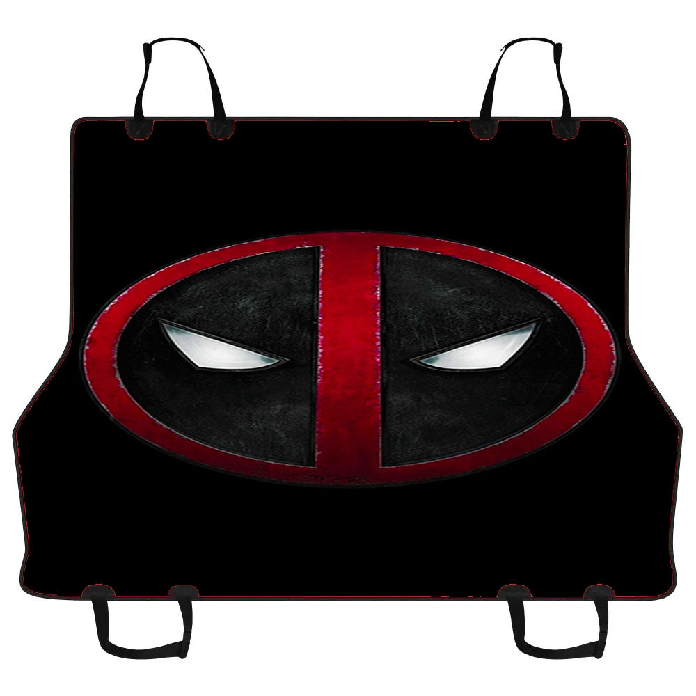 Deadpool Logo Black Car Pet Seat Cover