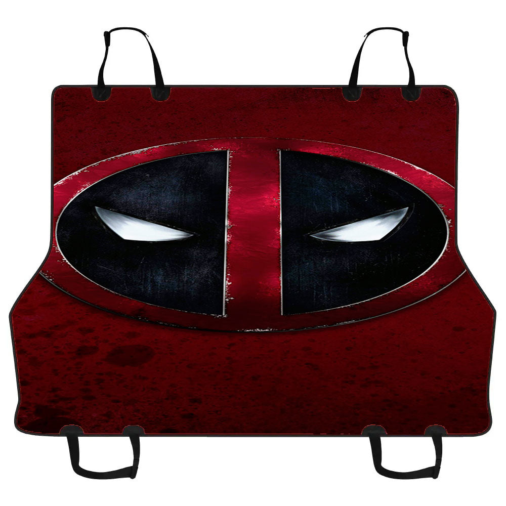 Deadpool Logo Face 2 Car Pet Seat Cover
