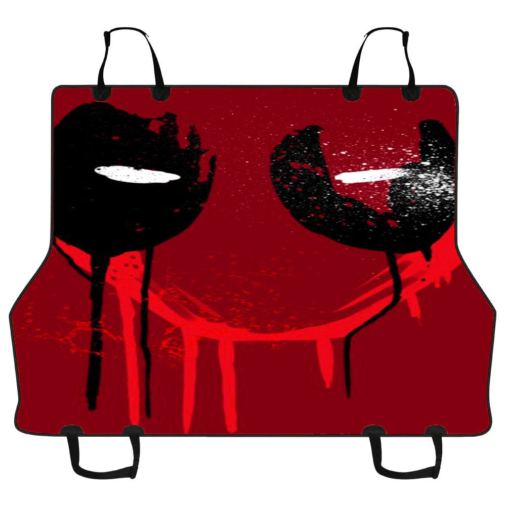 Deadpool Mask Logo Car Pet Seat Cover