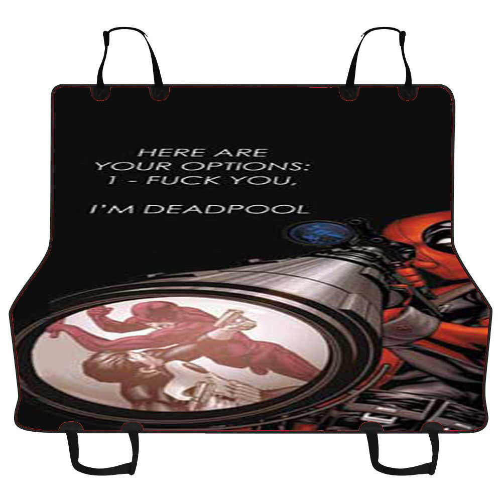 Deadpool Options Scope Car Pet Seat Cover