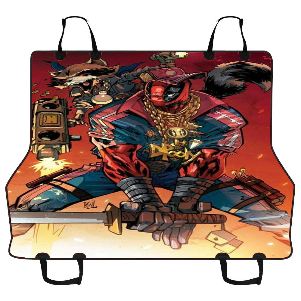 Deadpool Samurai Car Pet Seat Cover