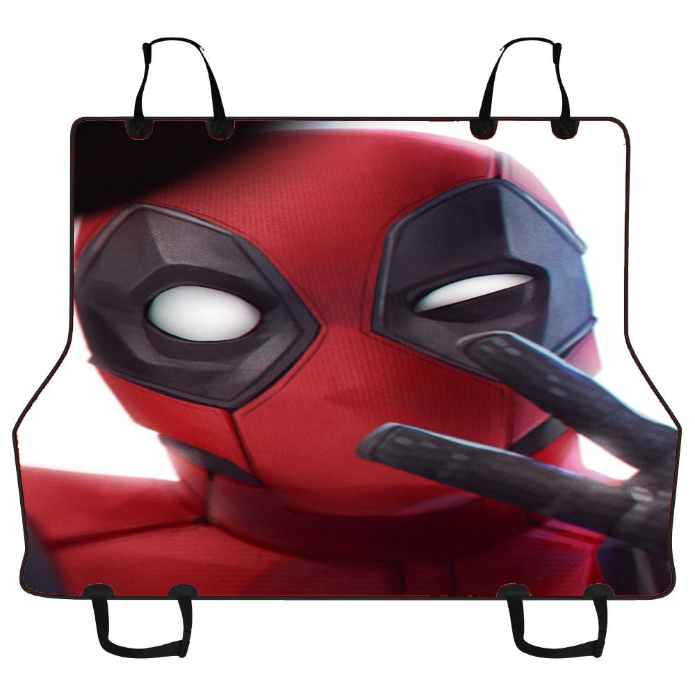 Deadpool Selfie Cam Car Pet Seat Cover