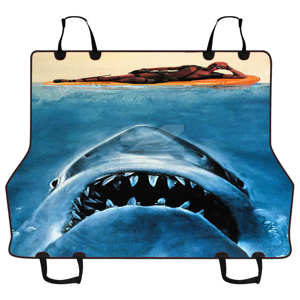 Deadpool Shark Car Pet Seat Cover