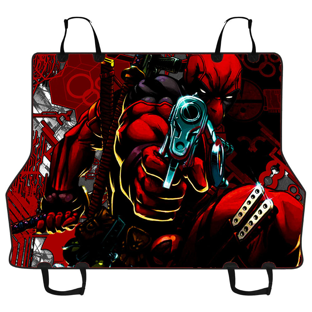 Deadpool Shoot'Em Car Pet Seat Cover