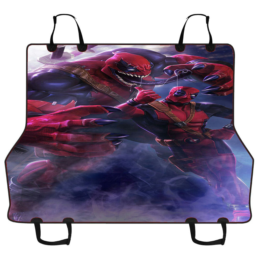 Deadpool Vs Venompool Car Pet Seat Cover