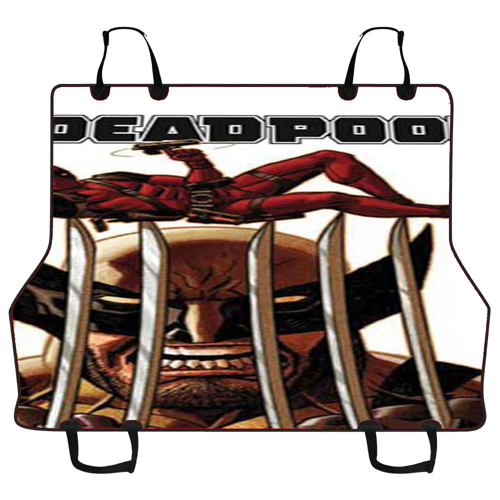 Deadpool Vs Wolverine Car Pet Seat Cover