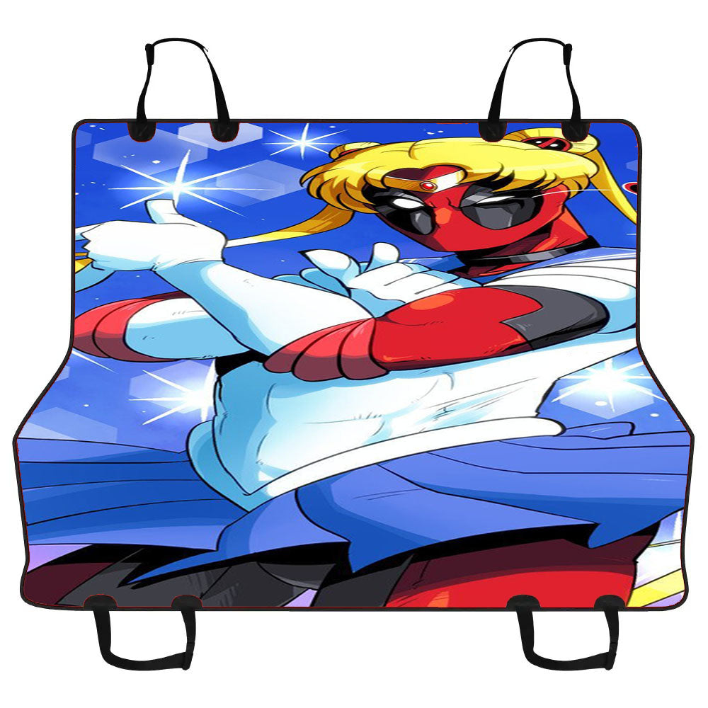 Deadpool X Sailormoon Car Pet Seat Cover