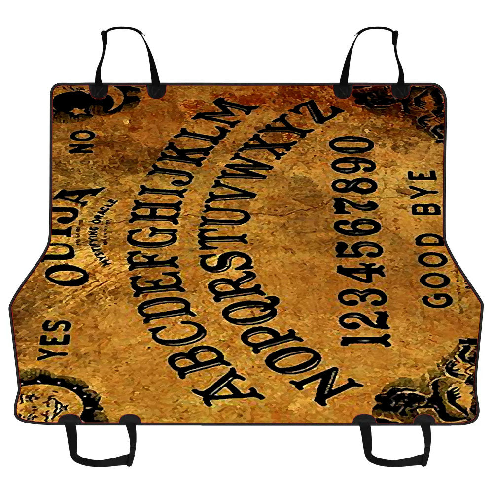 Death Game Oija Alfabet Car Pet Seat Cover