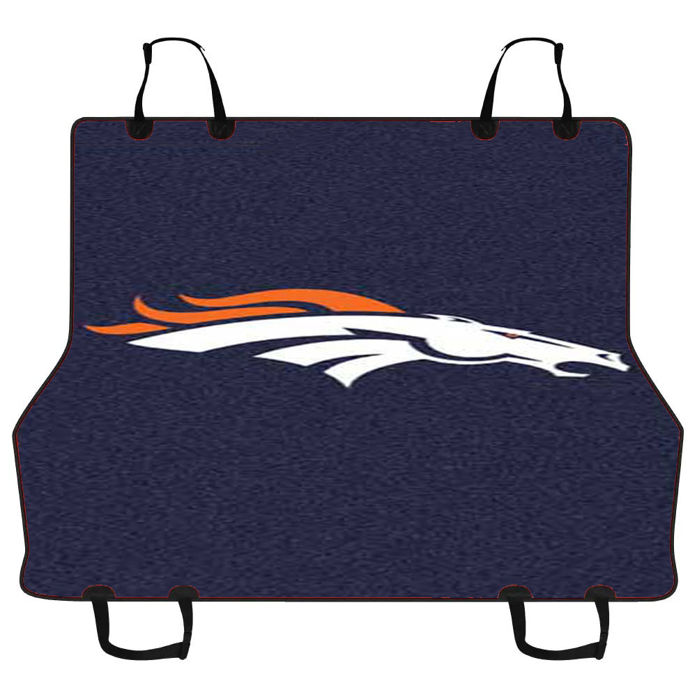 Denver Broncos Grainy Car Pet Seat Cover