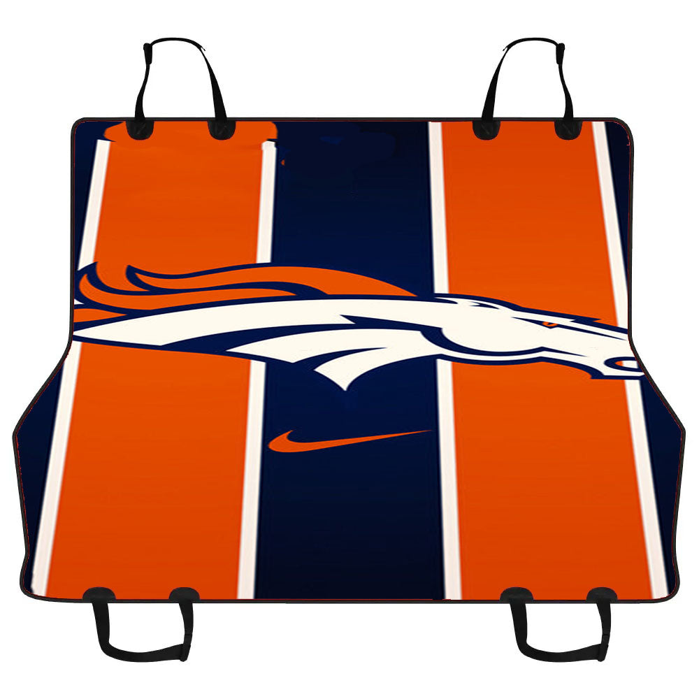 Denver Broncos Logo Stripes Car Pet Seat Cover