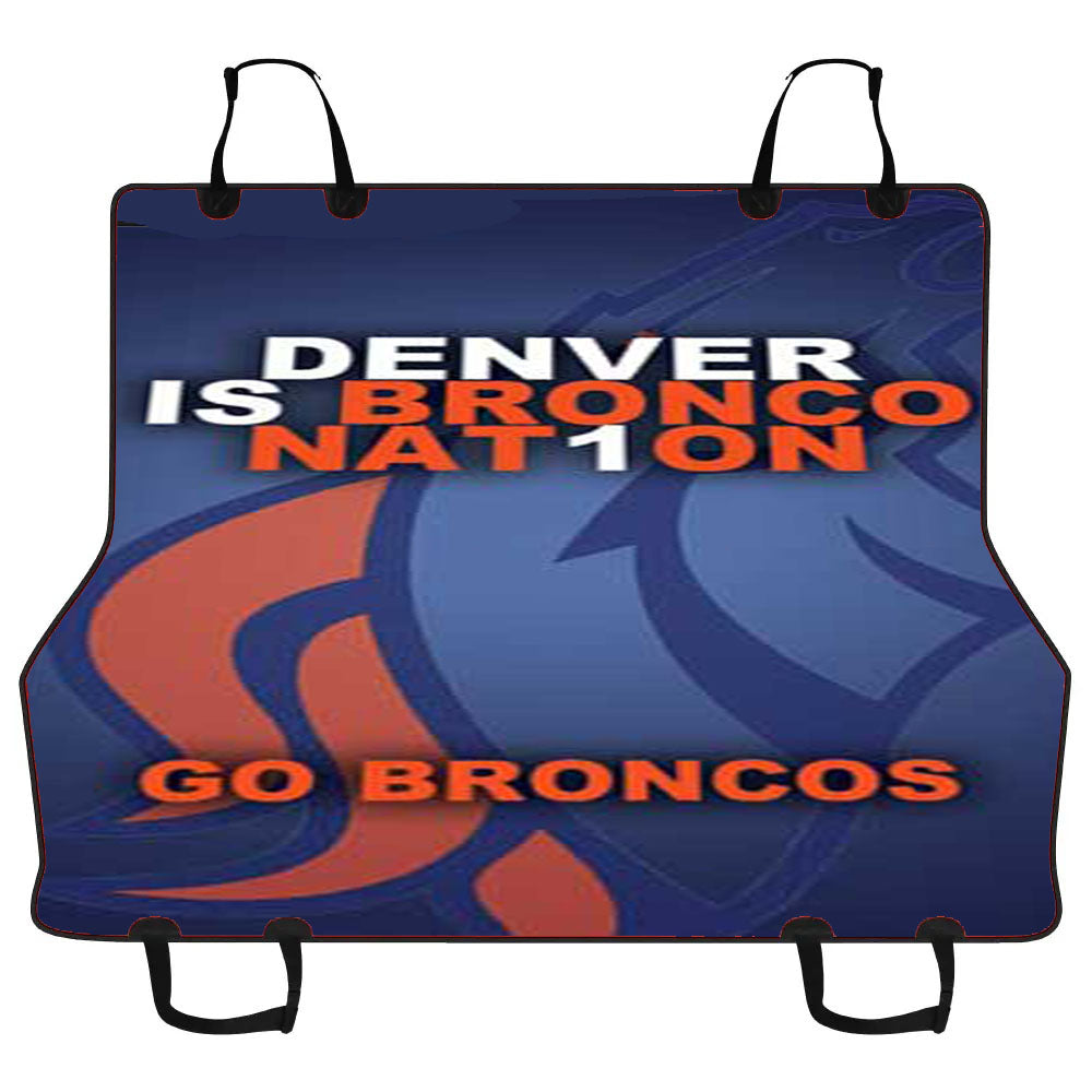 Denver Broncos Nat1On Car Pet Seat Cover