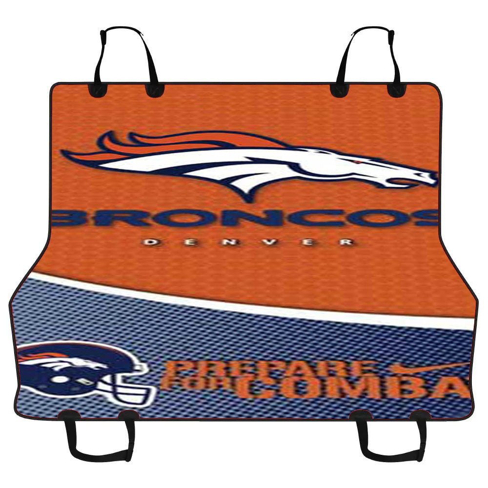 Denver Broncos Orange Blue Car Pet Seat Cover