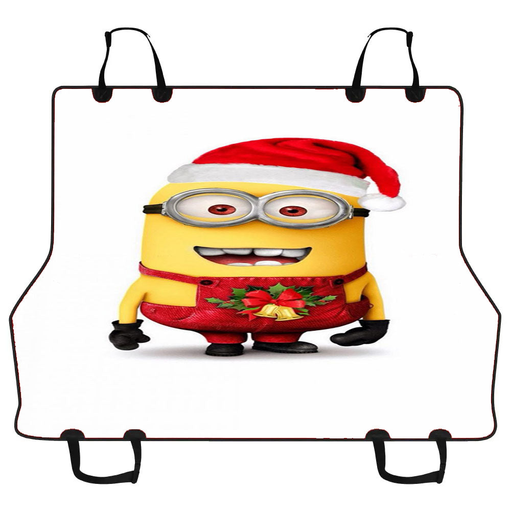 Despicable Me Minion Christmas Car Pet Seat Cover