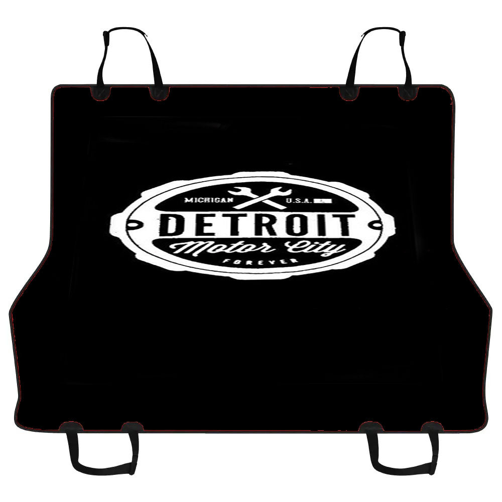 Detroit Motor City Forever Michigan Rock City Car Pet Seat Cover