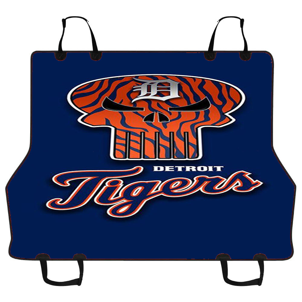 Detroit Tigers Punisher Style Car Pet Seat Cover
