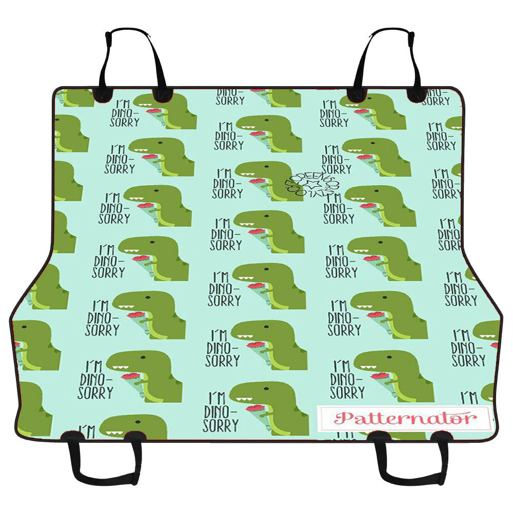 Dinosorry Pattern Car Pet Seat Cover