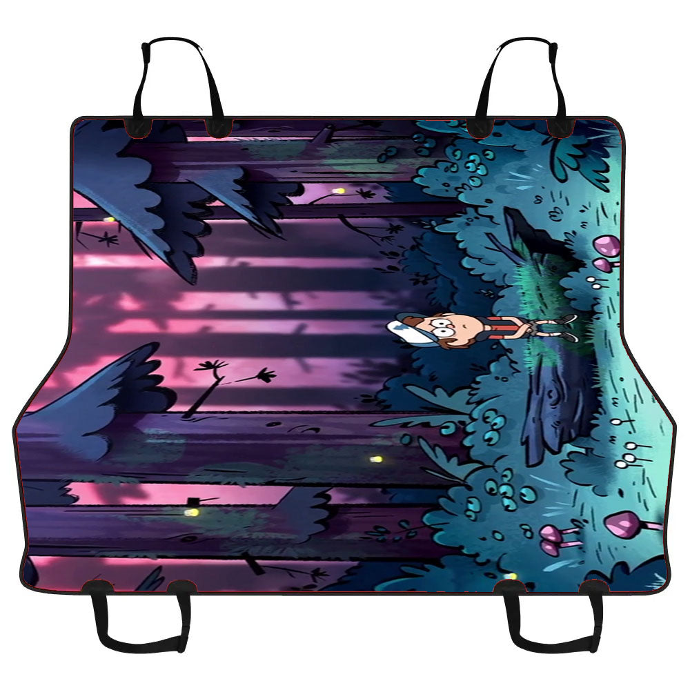Dipper In The Dark Woods Gravity Falls Car Pet Seat Cover
