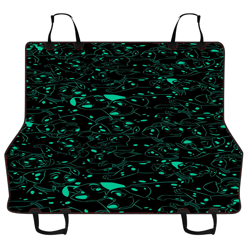 Disney 101 Dalmatians Family Pattern Black Tosca Car Pet Seat Cover