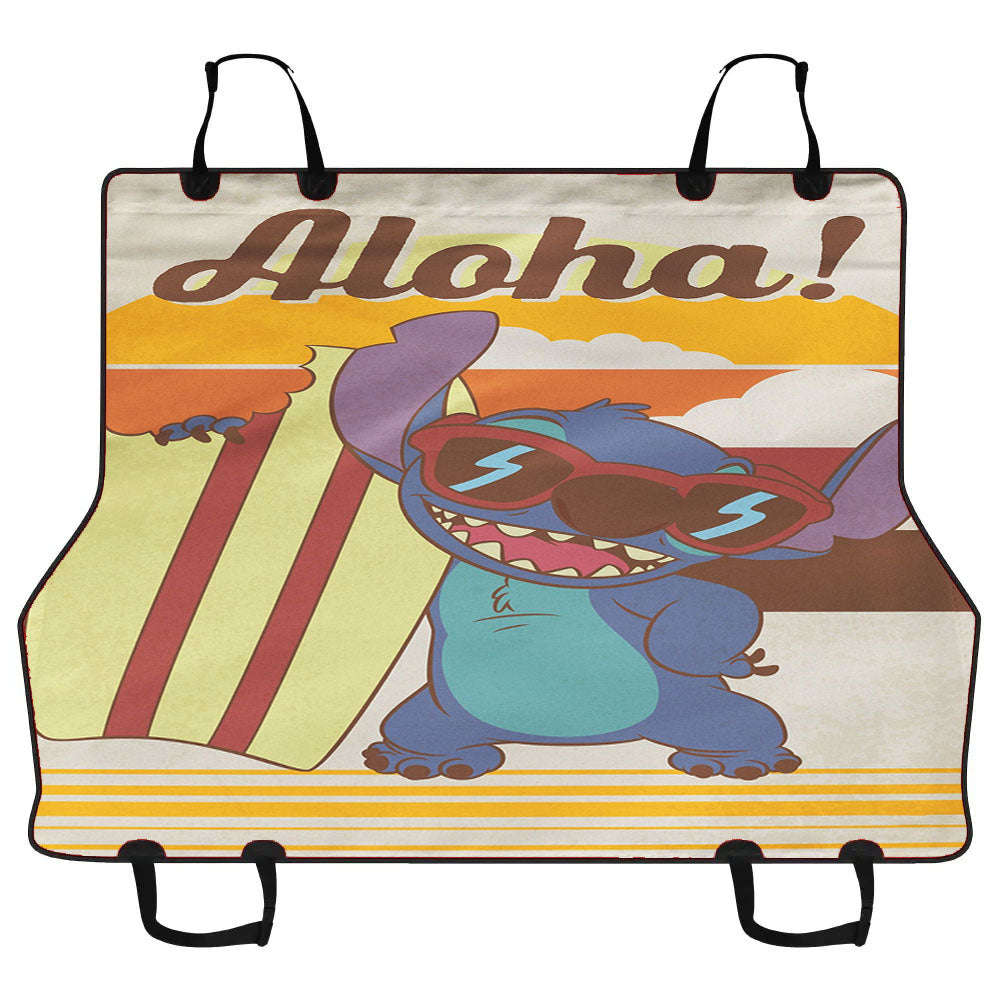 Disney Aloha Stitch Car Pet Seat Cover