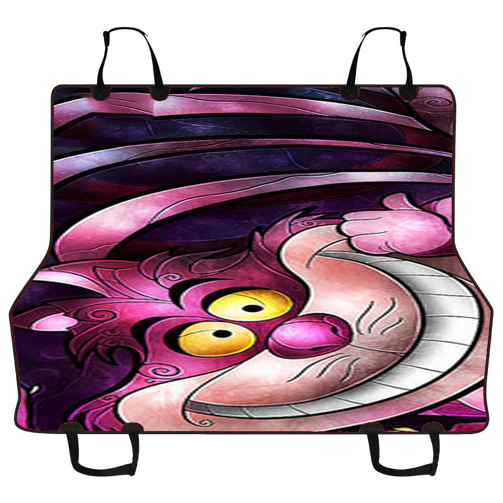 Disney Cheshire Cat Stained Glass Car Pet Seat Cover
