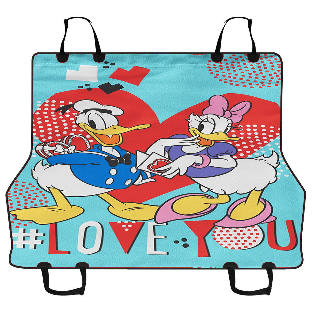 Disney Donald And Daisy Sweethearts Car Pet Seat Cover