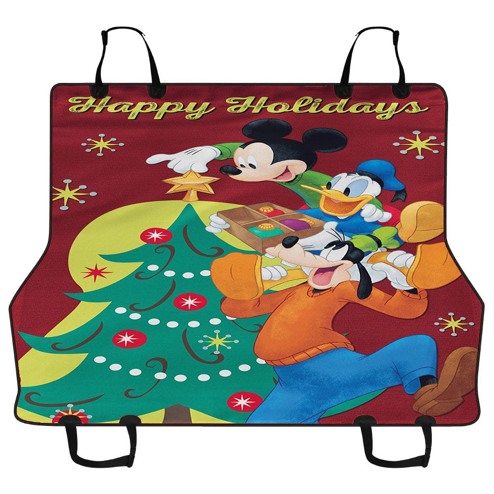 Disney Holidays Are A Time For Friends Car Pet Seat Cover