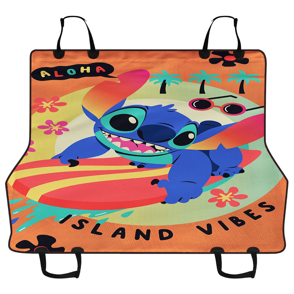 Disney Island Vibes Stitch Car Pet Seat Cover