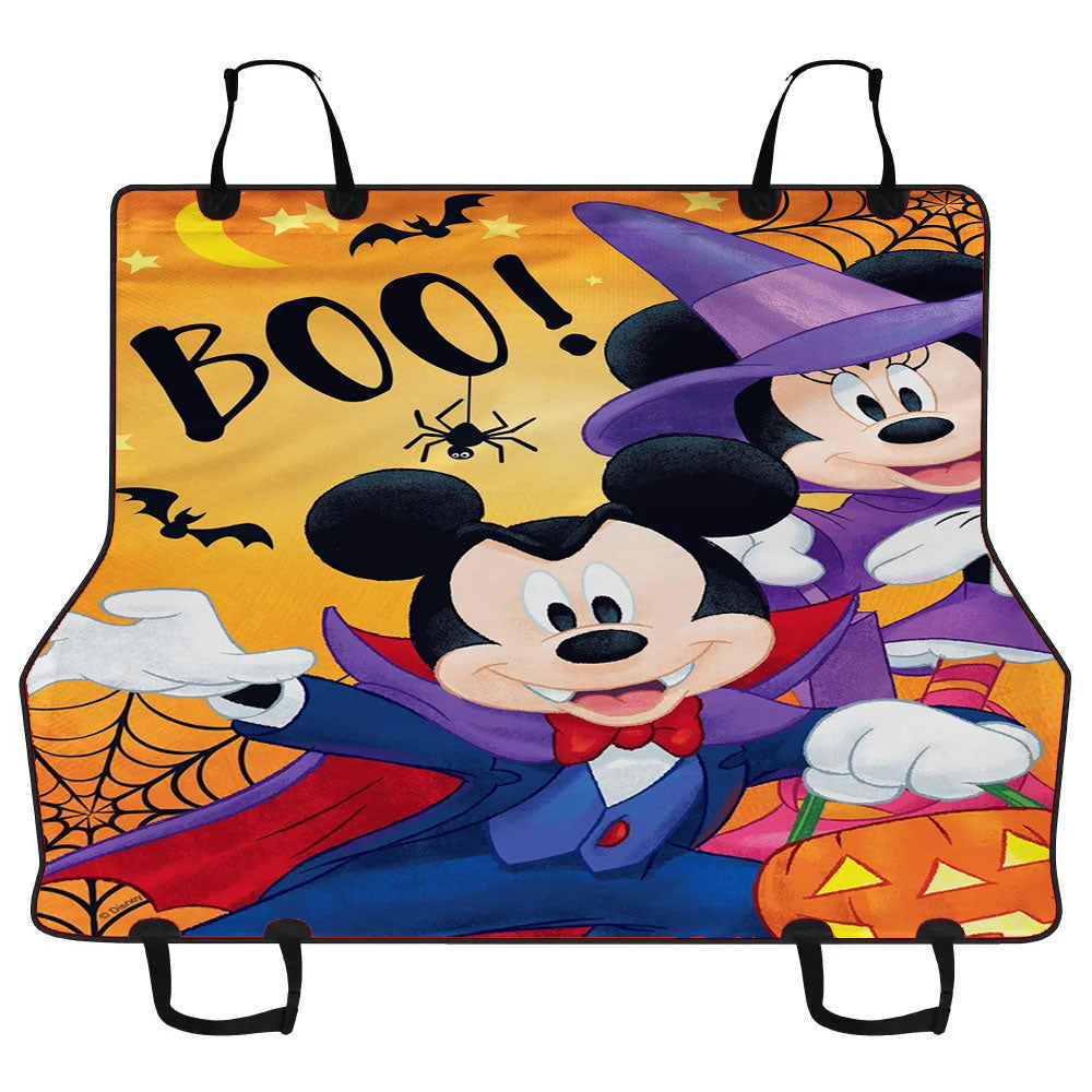 Disney Mickey Minnie Boo Halloween Car Pet Seat Cover