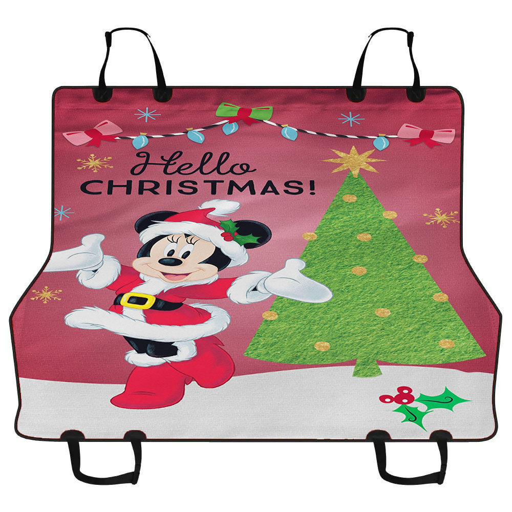 Disney Minnie Hello Christmas Car Pet Seat Cover