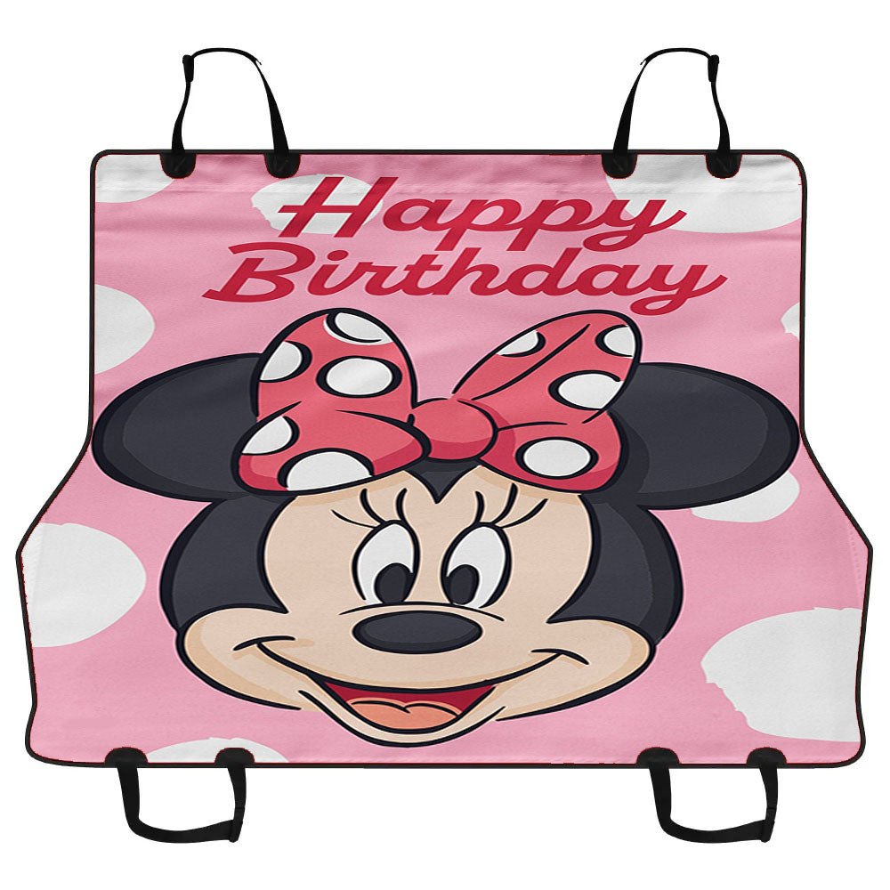 Disney Minnie Mouse Birthday Car Pet Seat Cover