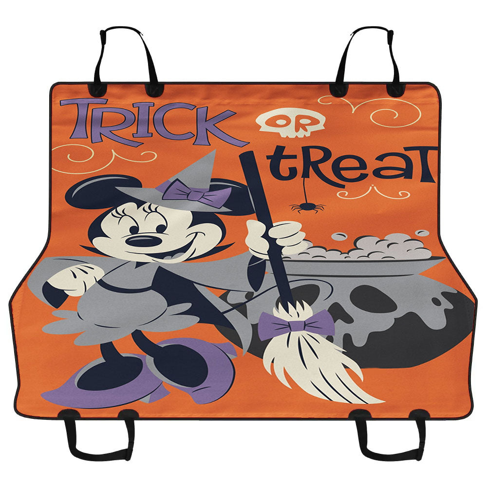 Disney Minnie Mouse Witch Trick Or Treat Car Pet Seat Cover