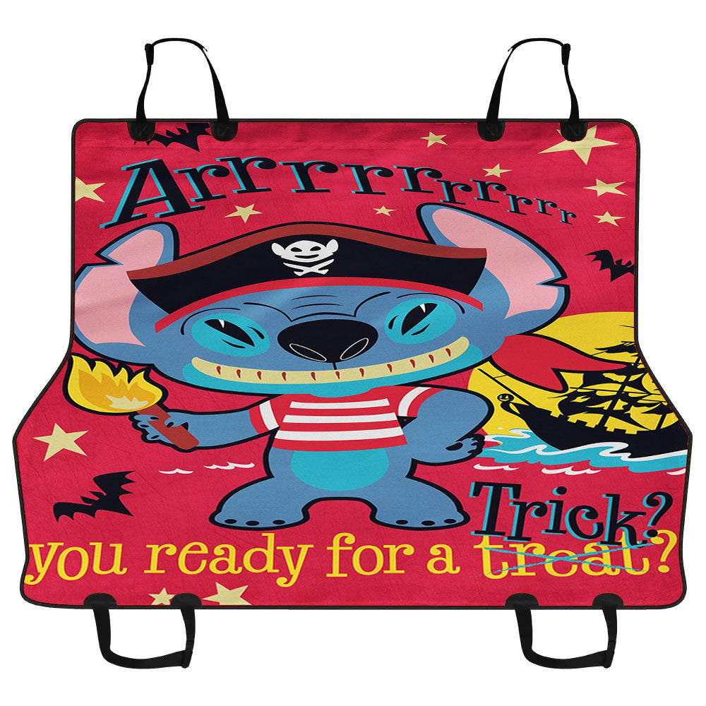 Disney Pirate Stitch Halloween Car Pet Seat Cover