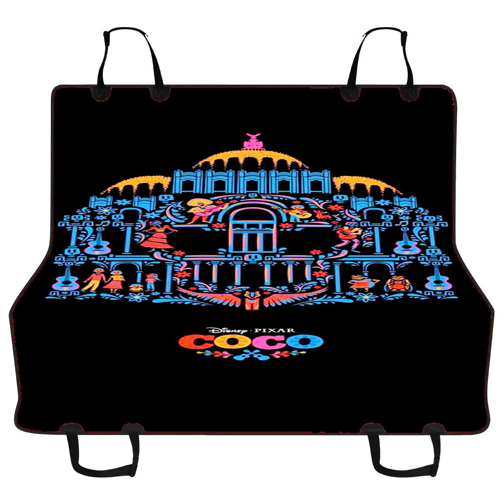 Disney Pixar Coco Castle Pattern Car Pet Seat Cover