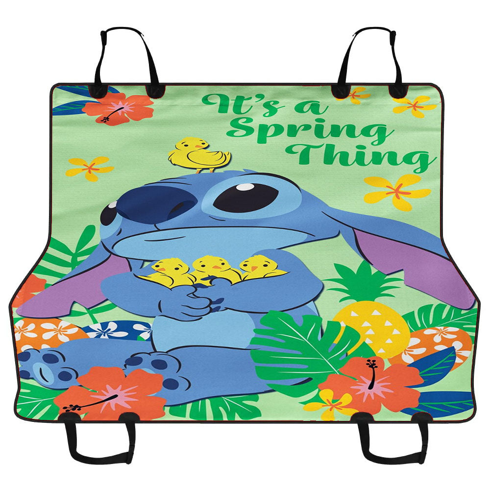 Disney Stitch Spring Car Pet Seat Cover