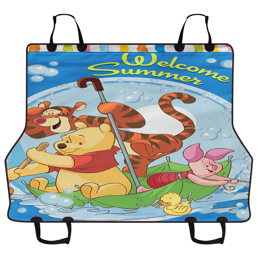 Disney Umbrella Bubbles Winnie The Pooh Car Pet Seat Cover