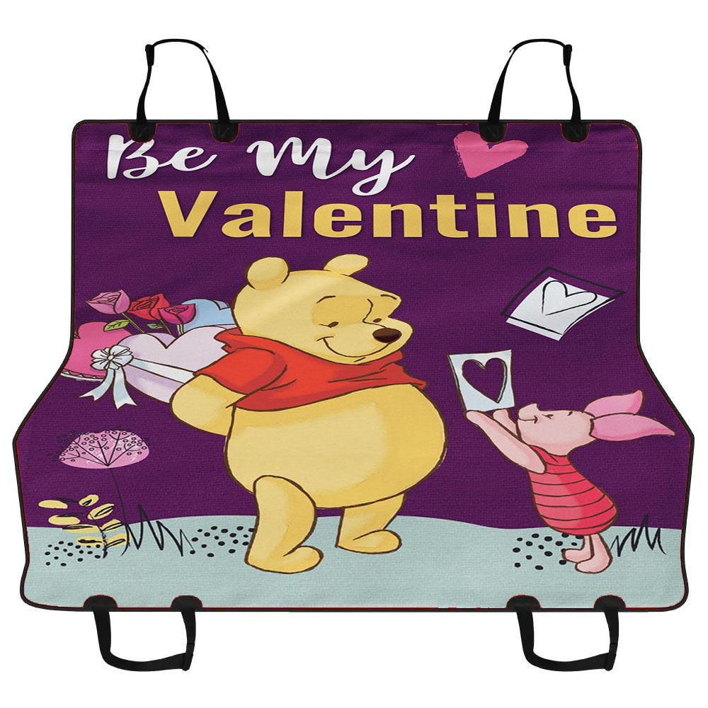 Disney Valentines Day Winnie The Pooh Car Pet Seat Cover