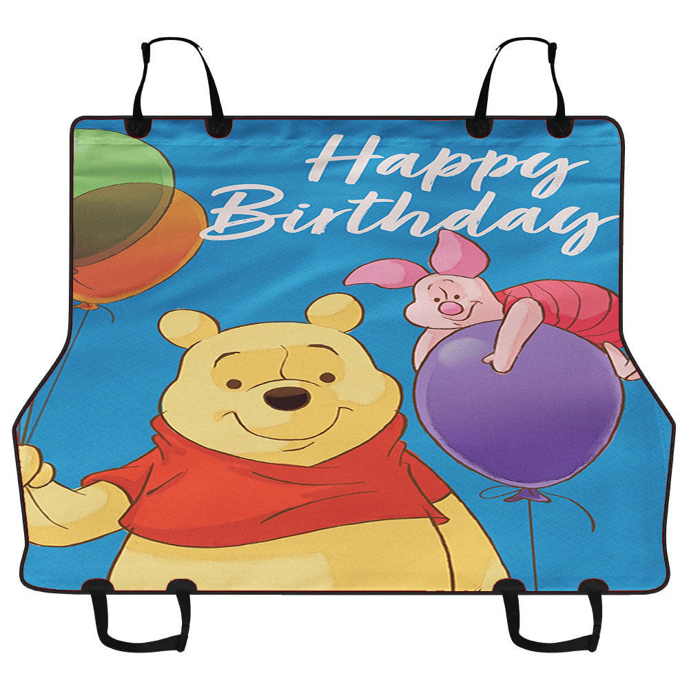 Disney Winnie The Pooh Birthday Car Pet Seat Cover
