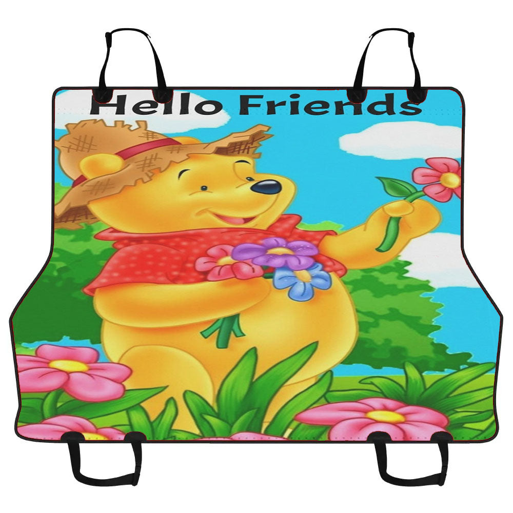 Disney Winnie The Pooh Hello Friends Car Pet Seat Cover